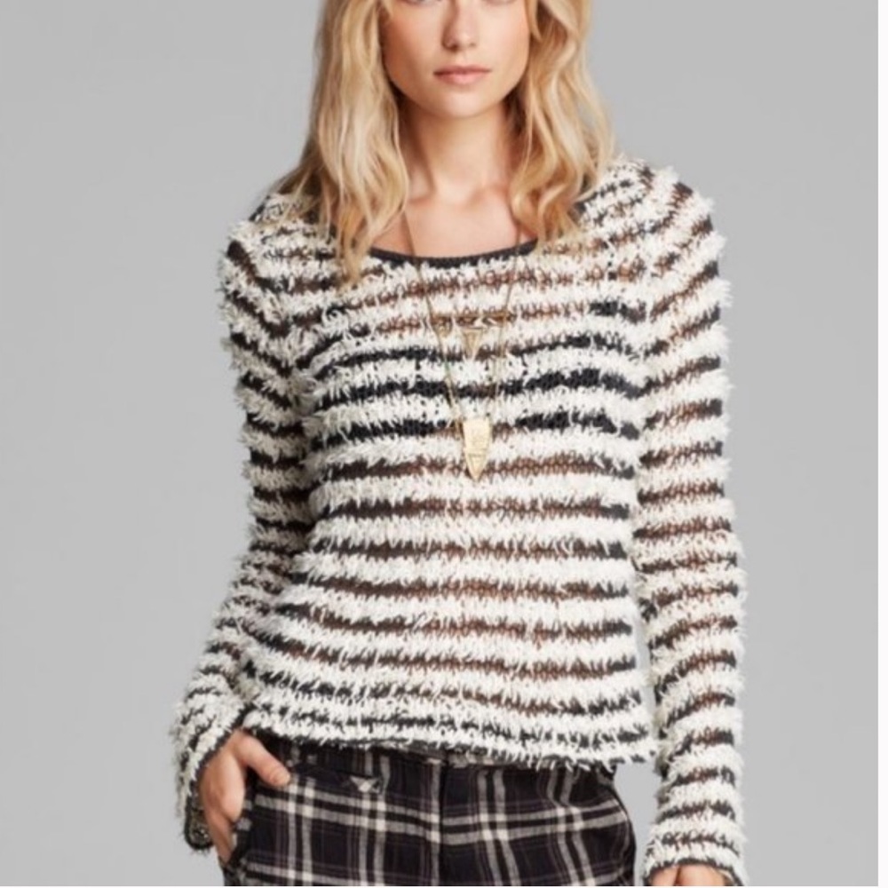 Free People Striped Sweater